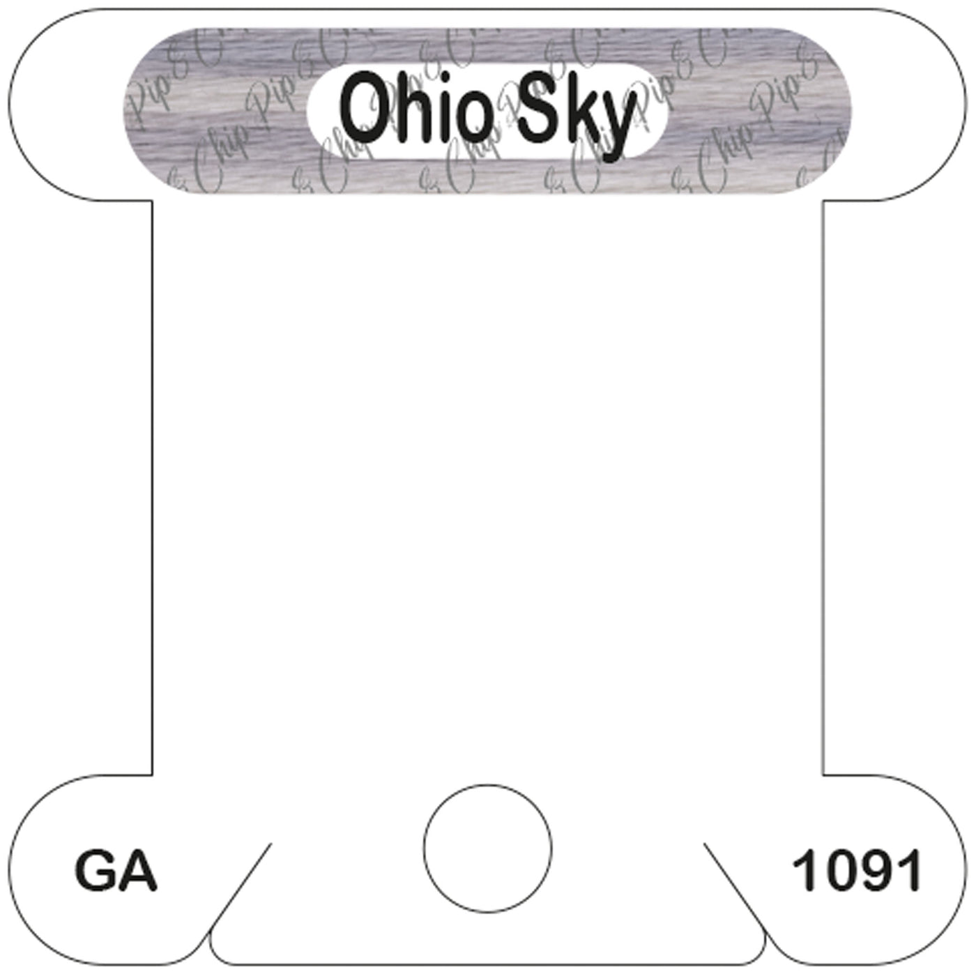 Gentle Arts Ohio Sky acrylic bobbin