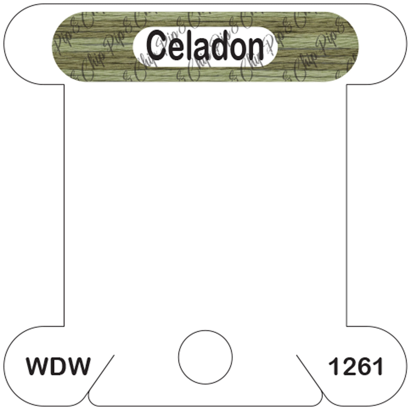 WDW Celadon acrylic bobbin