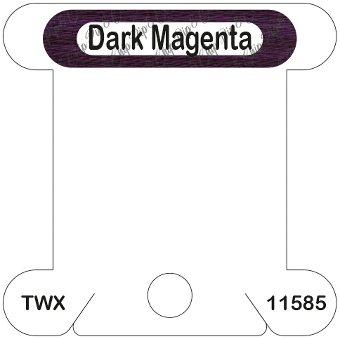 ThreadworX Dark Magenta acrylic bobbin