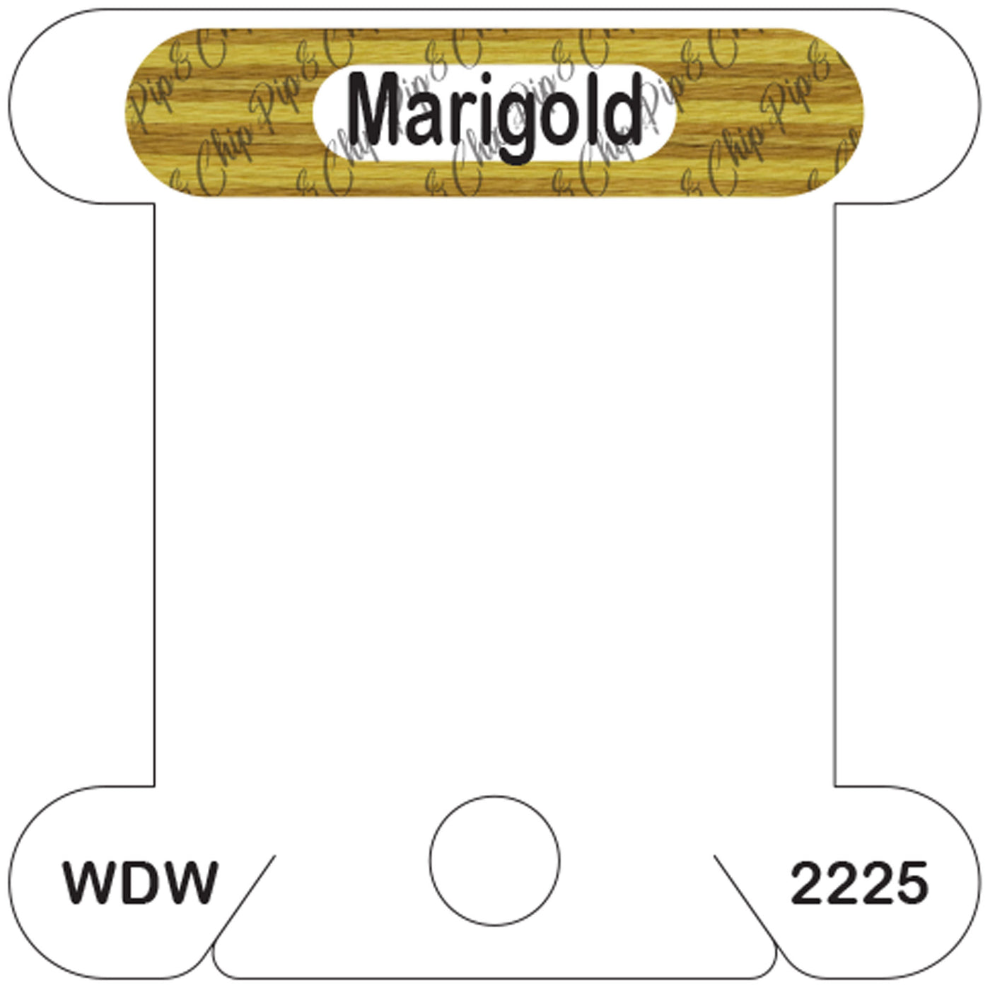 WDW Marigold acrylic bobbin