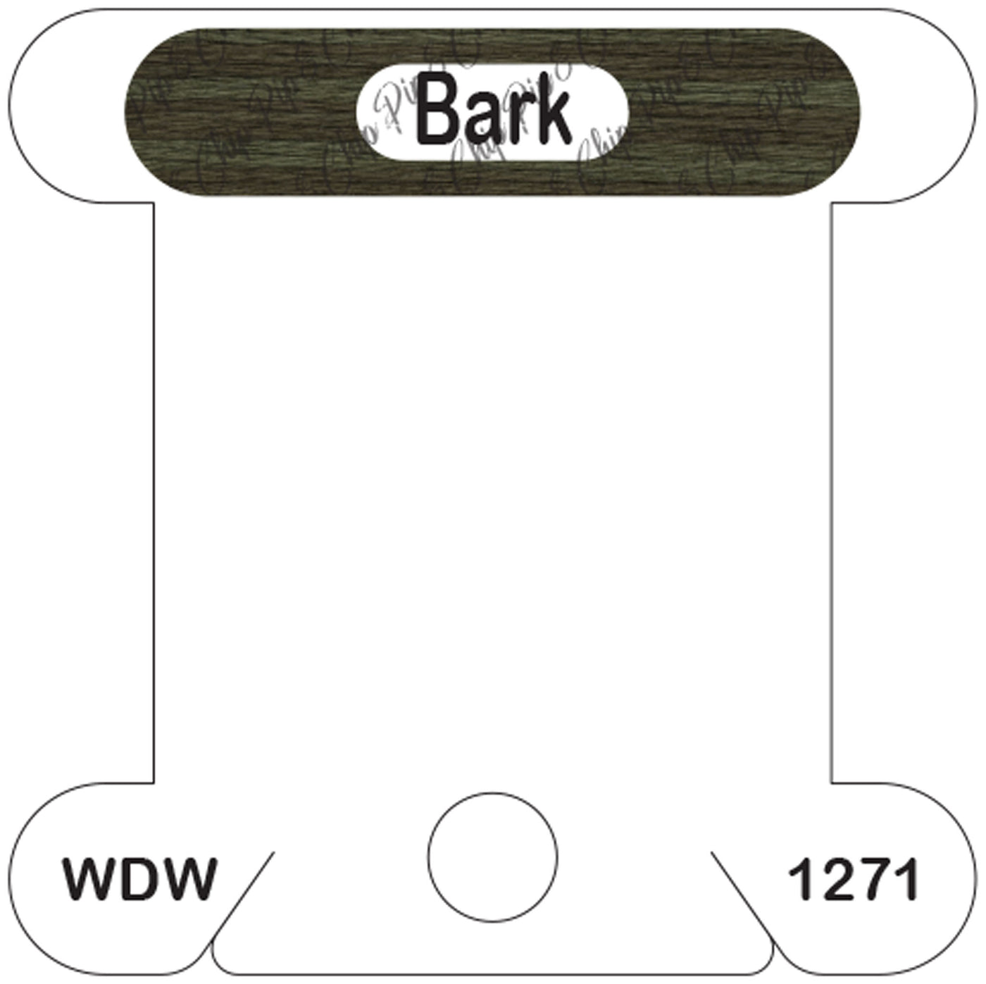 WDW Bark acrylic bobbin