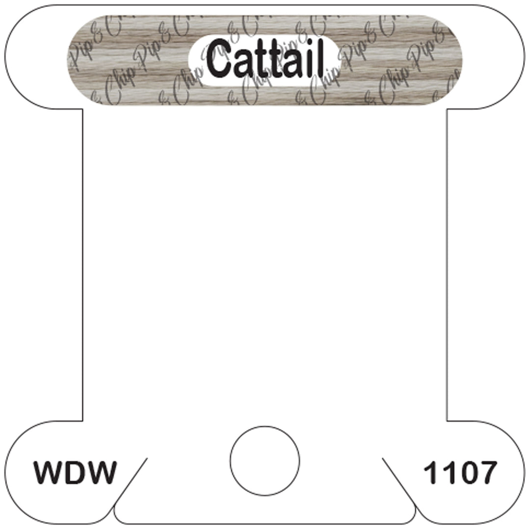 WDW Cattail acrylic bobbin