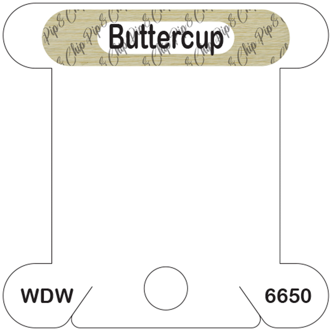 WDW Buttercup acrylic bobbin