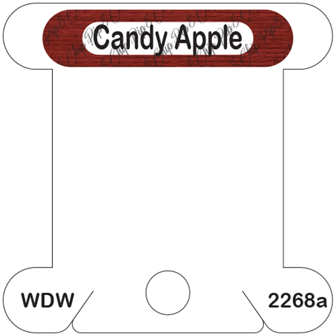 WDW Candy Apple acrylic bobbin