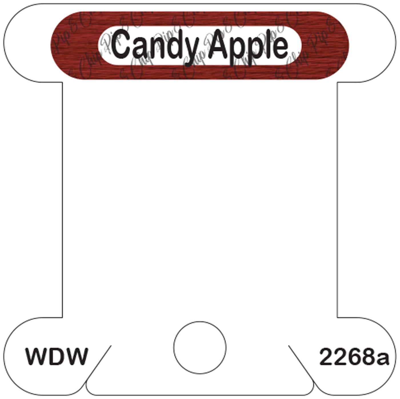 WDW Candy Apple acrylic bobbin