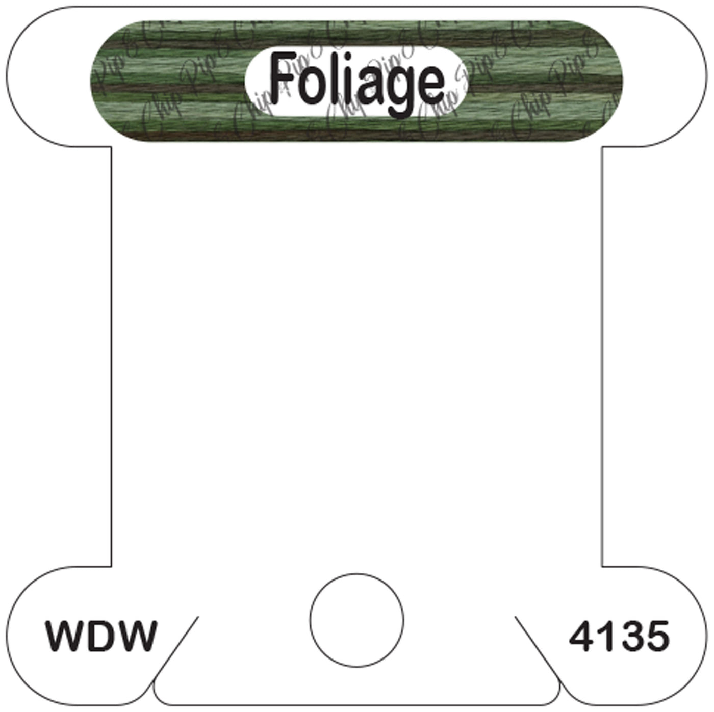 WDW Foliage acrylic bobbin