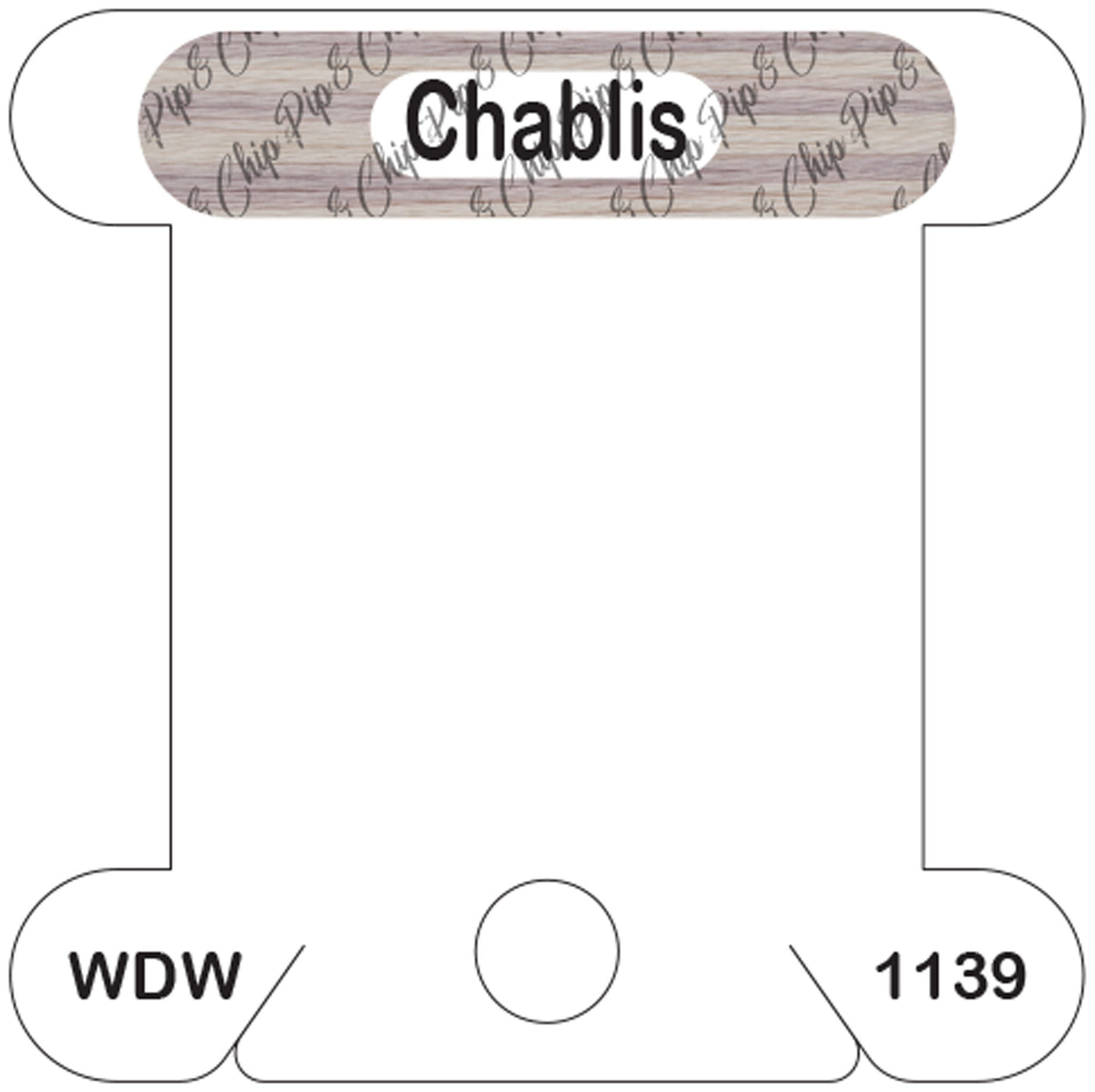 WDW Chablis acrylic bobbin