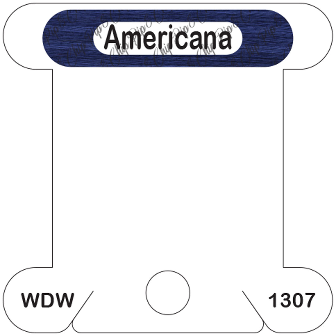 WDW Americana acrylic bobbin