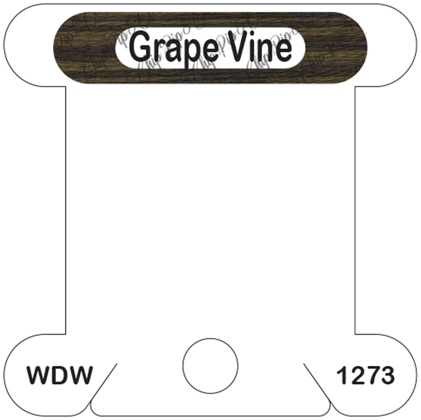 WDW Grape Vine acrylic bobbin