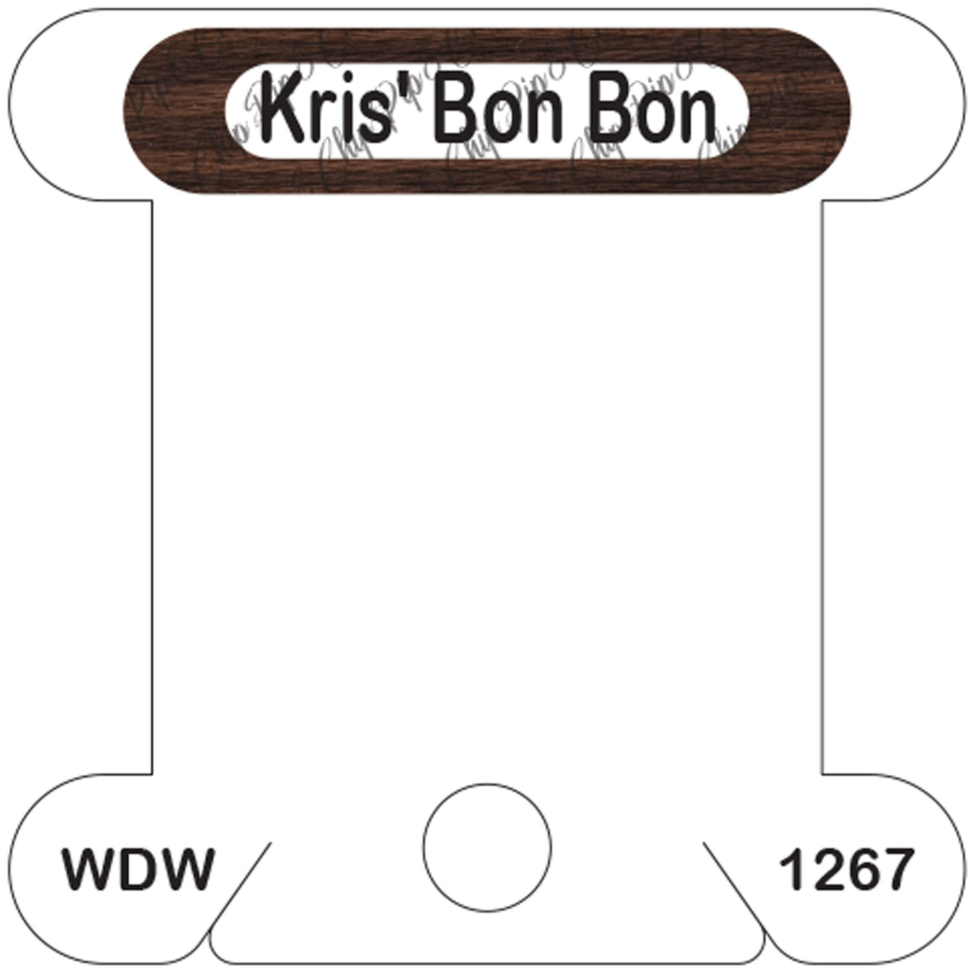 WDW Kris' Bon Bon acrylic bobbin