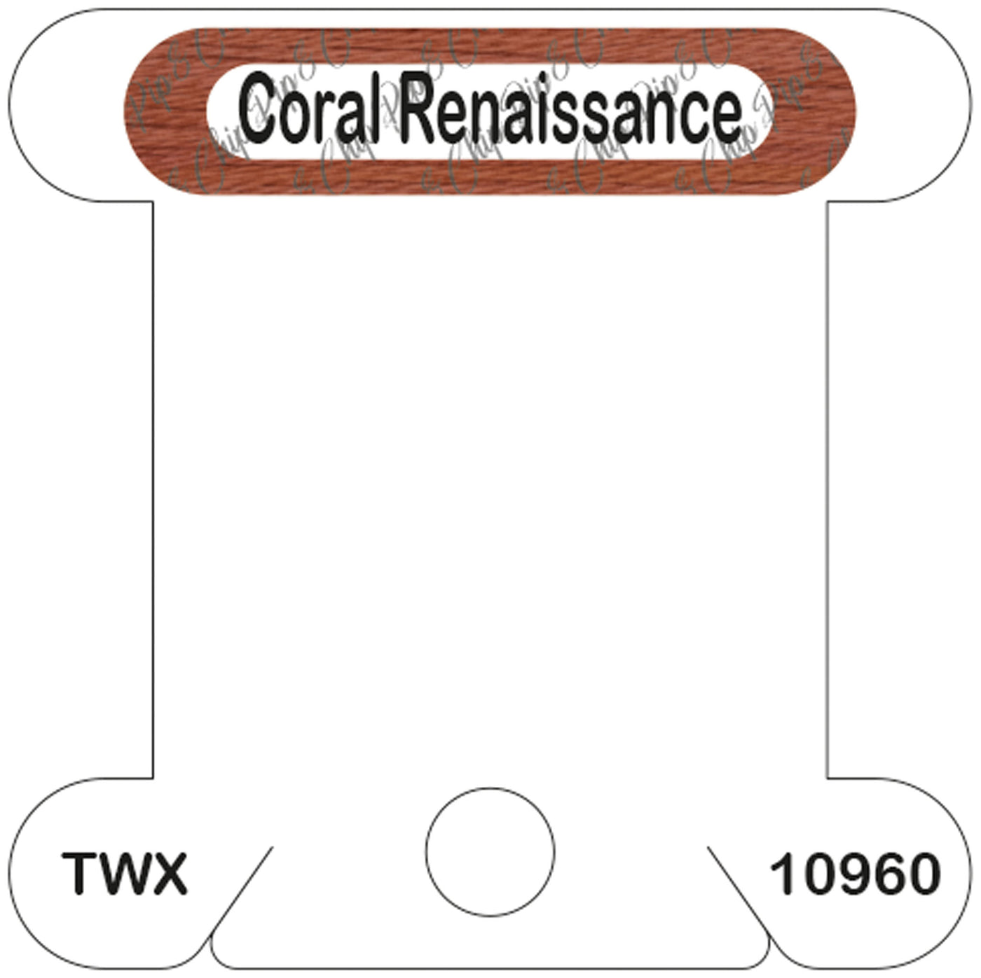 ThreadworX Coral Renaissance acrylic bobbin