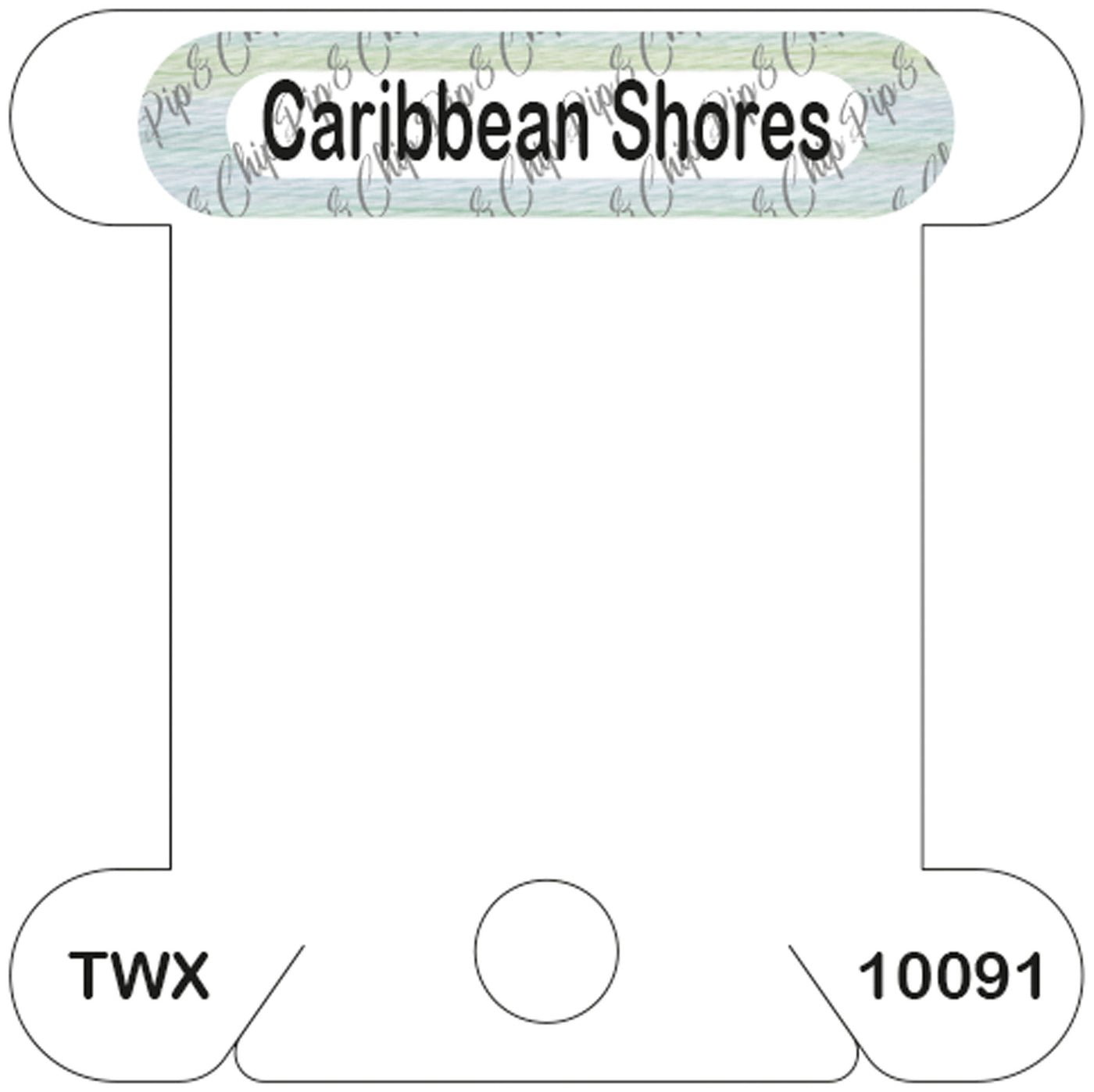 ThreadworX Caribbean Shores acrylic bobbin
