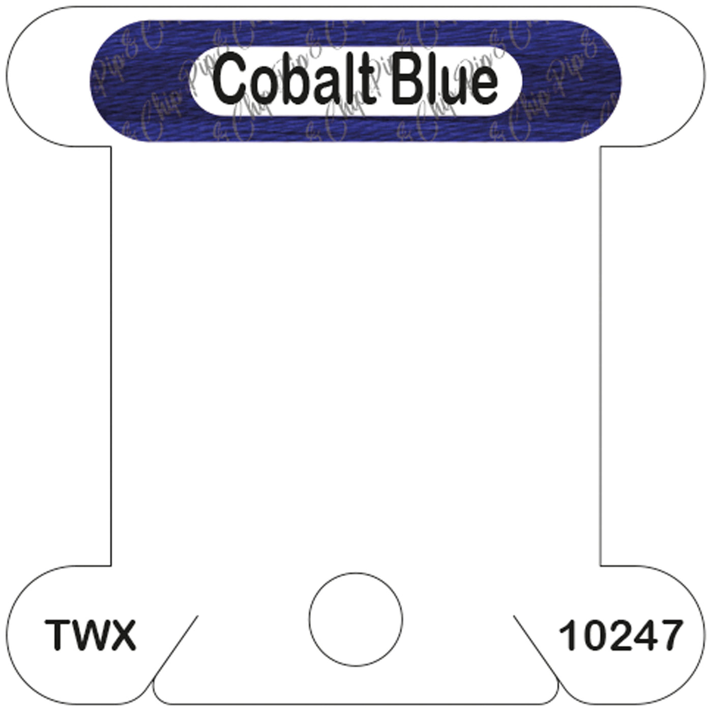 ThreadworX Cobalt Blue acrylic bobbin