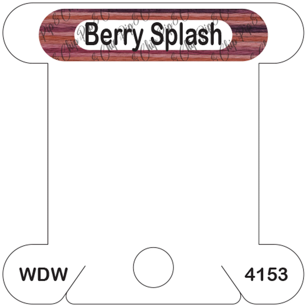 WDW Berry Splash acrylic bobbin