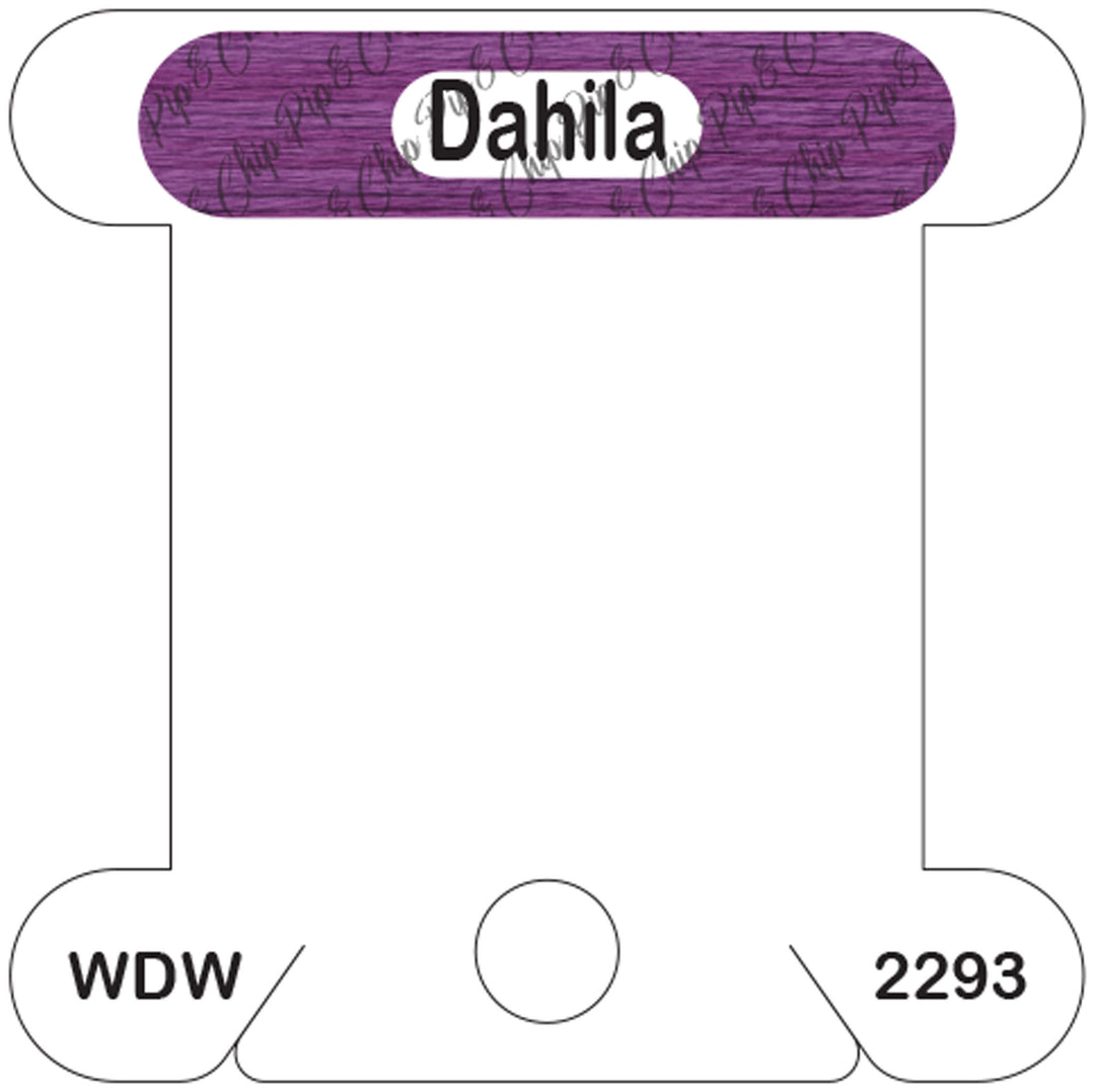 WDW Dahila acrylic bobbin