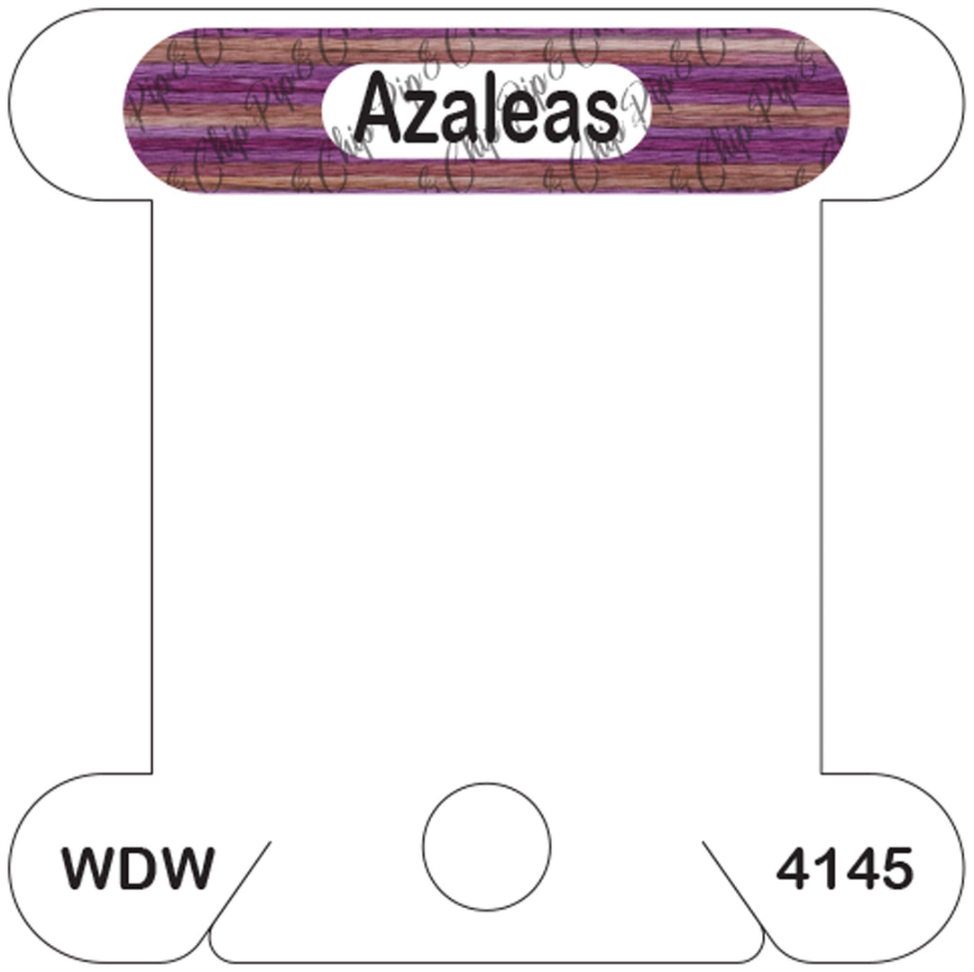 WDW Azaleas acrylic bobbin