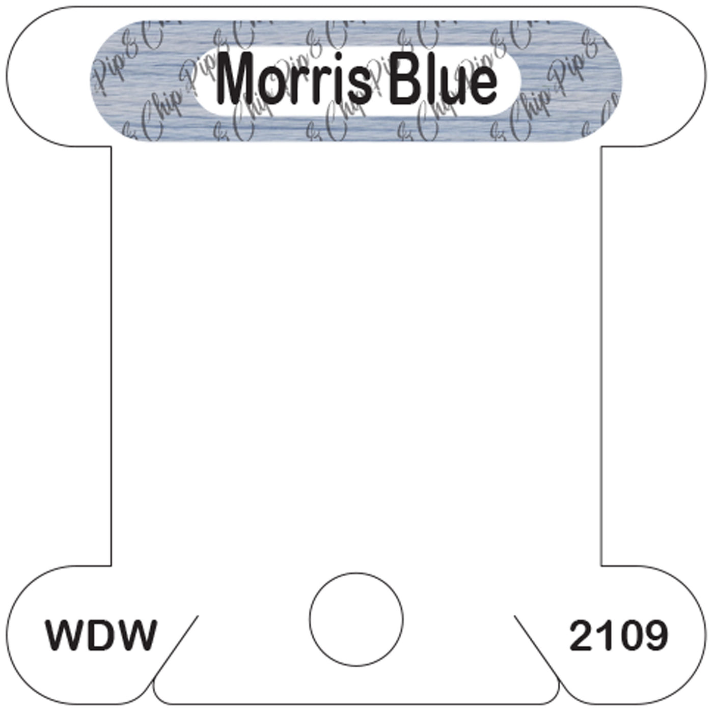 WDW Morris Blue acrylic bobbin
