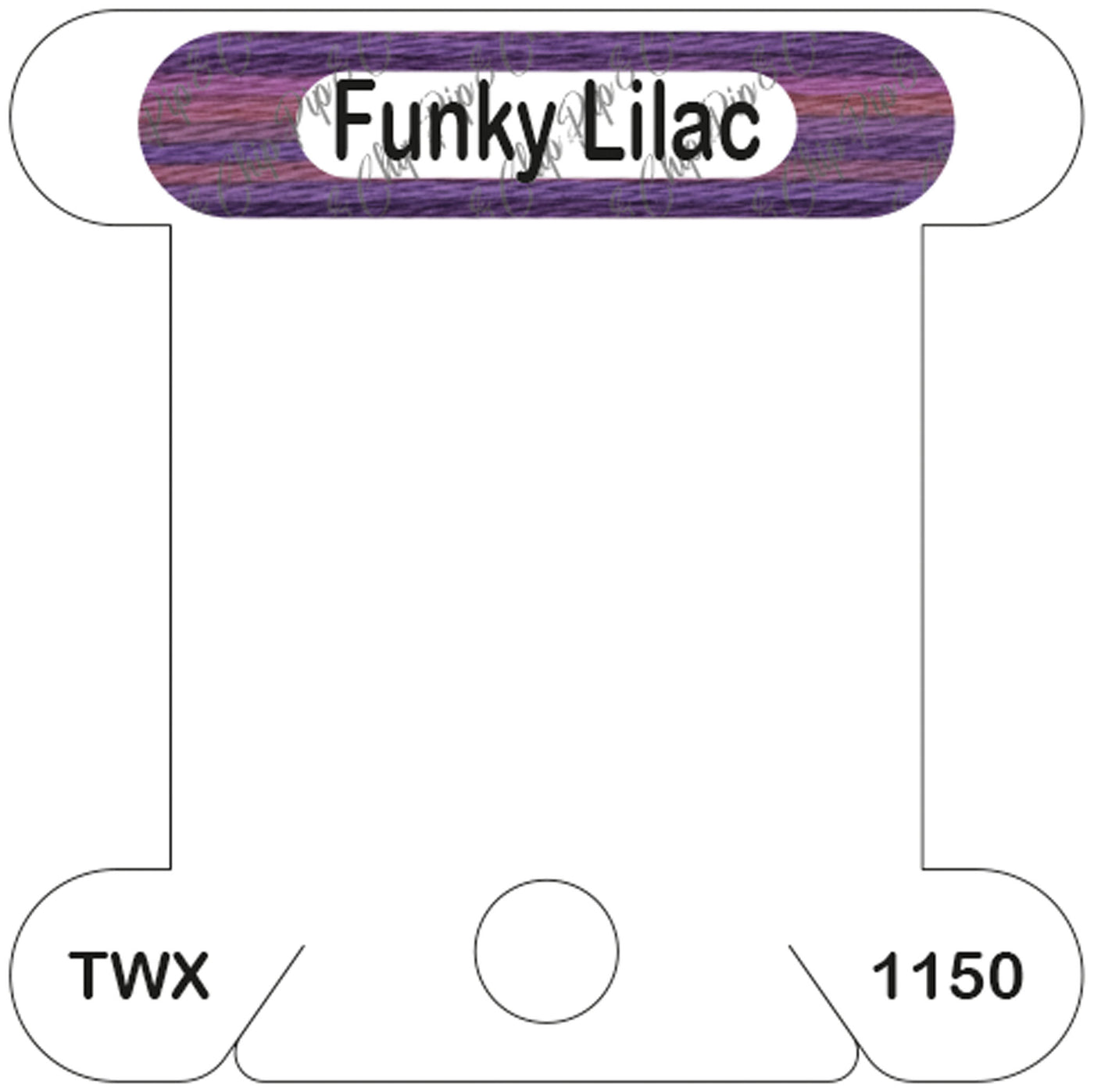 ThreadworX Funky Lilac acrylic bobbin