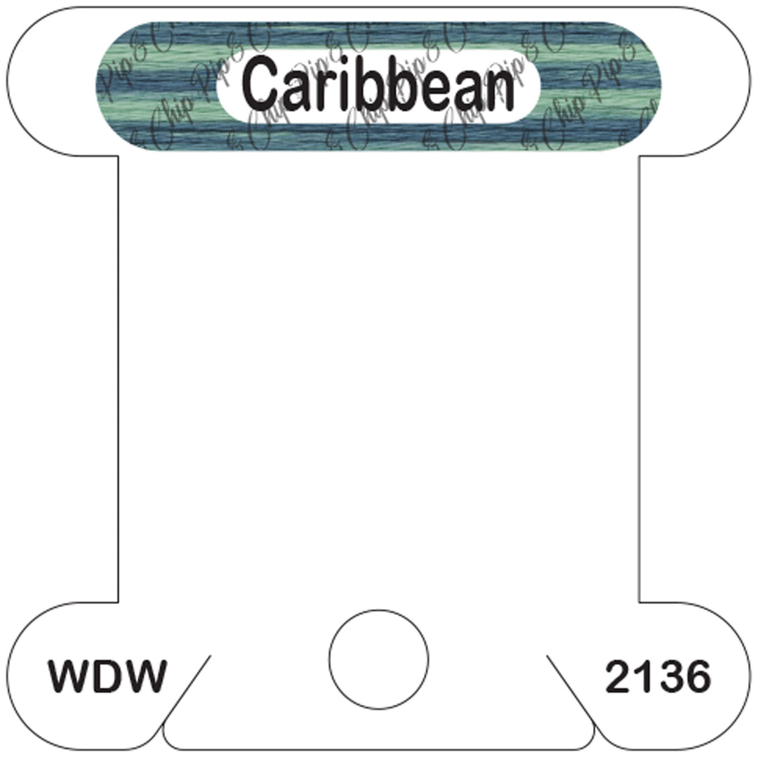 WDW Caribbean acrylic bobbin