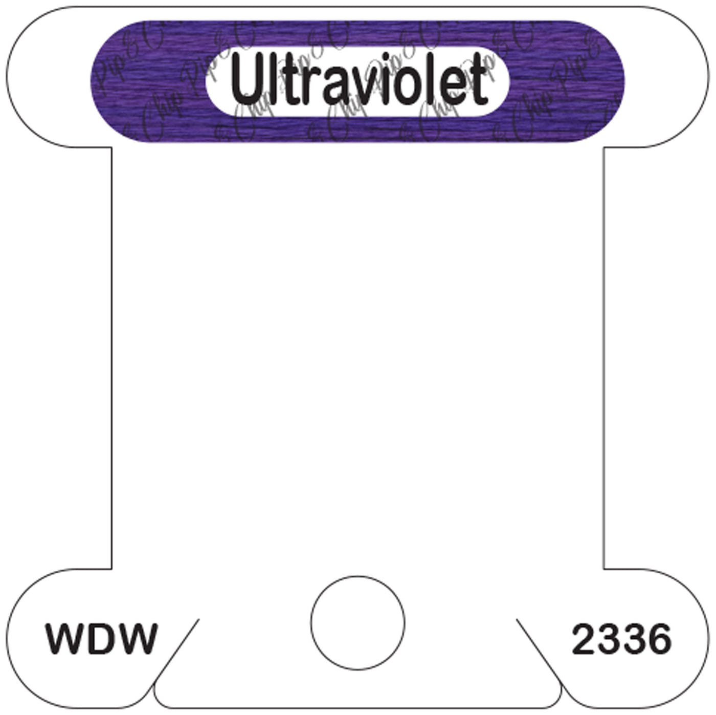 WDW Ultraviolet acrylic bobbin
