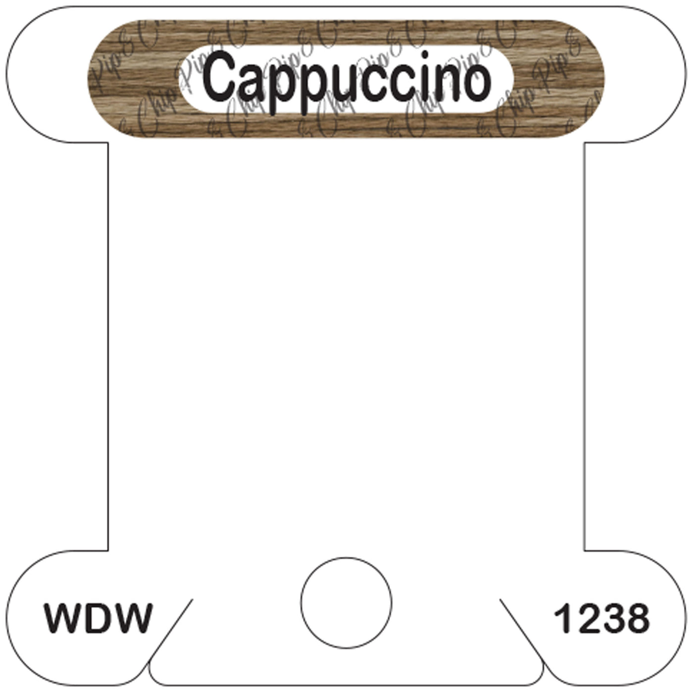 WDW Cappuccino acrylic bobbin