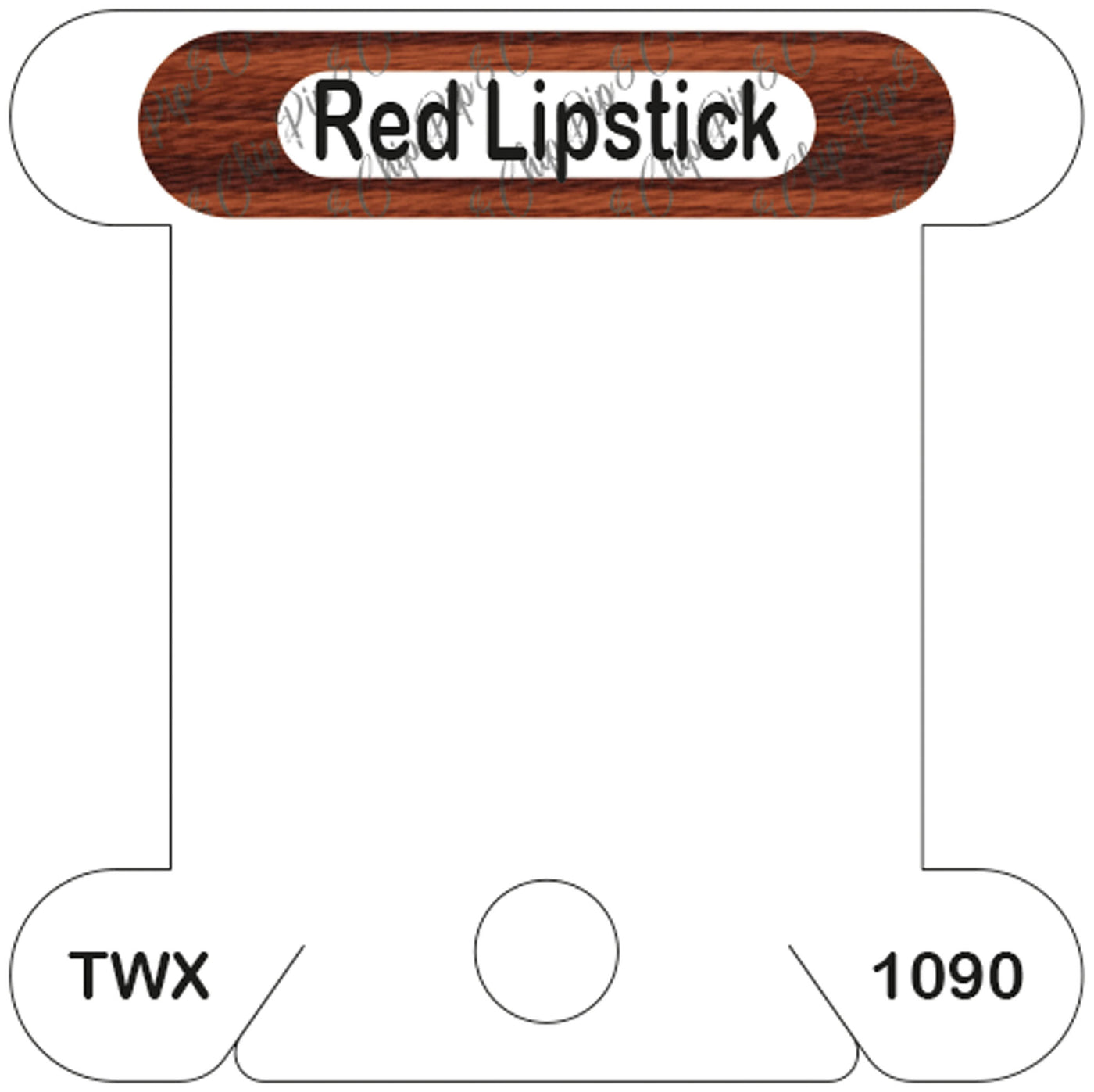 ThreadworX Red Lipstick acrylic bobbin