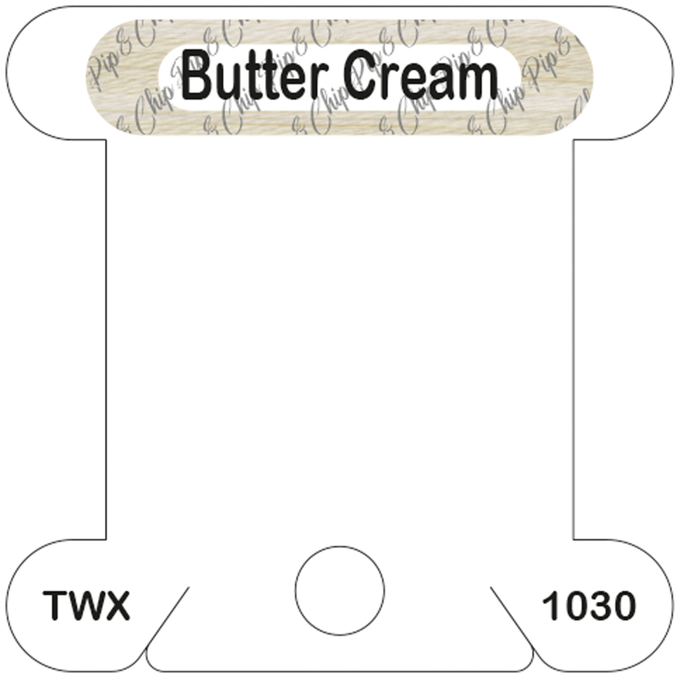 ThreadworX Butter Cream acrylic bobbin