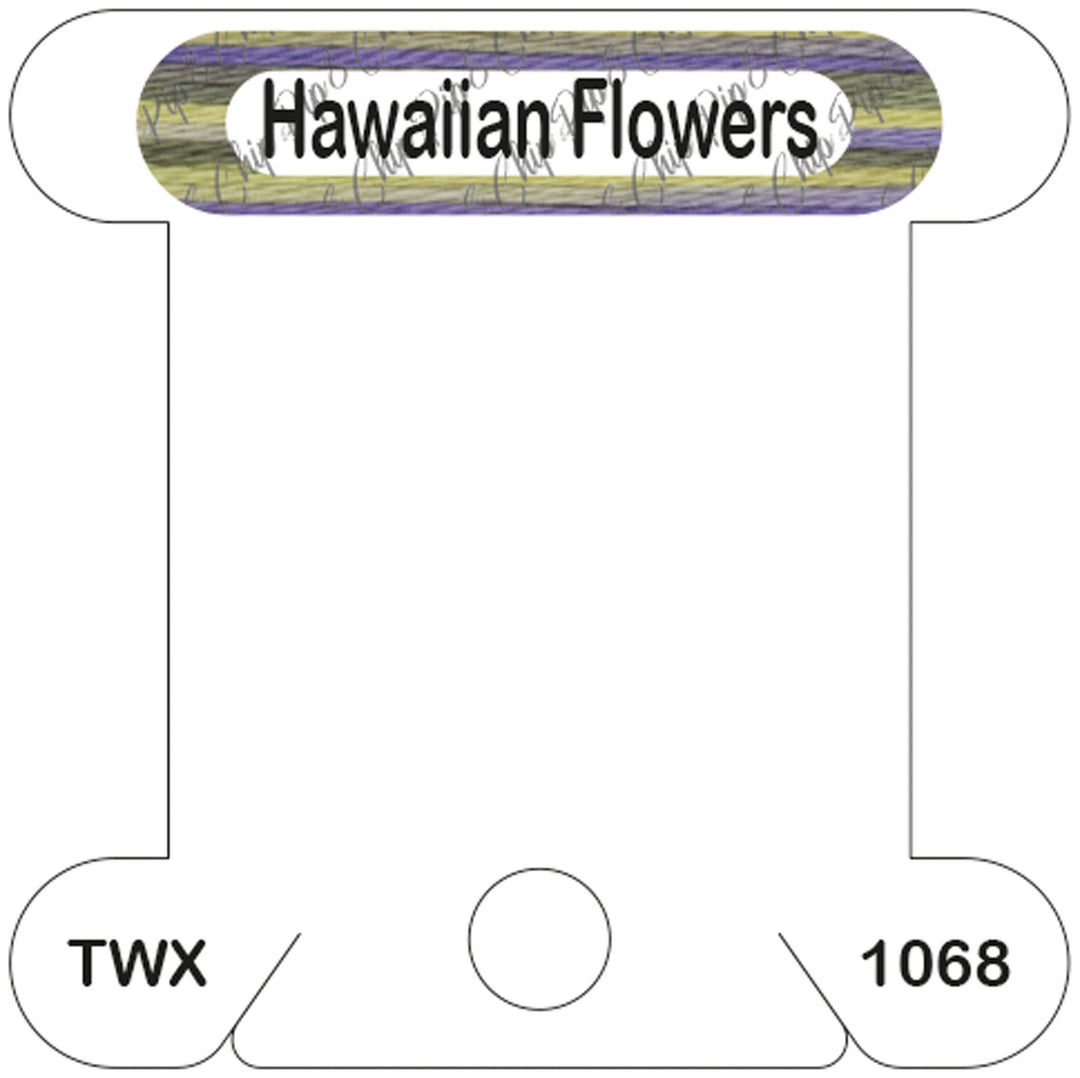 ThreadworX Hawaiian Flowers acrylic bobbin