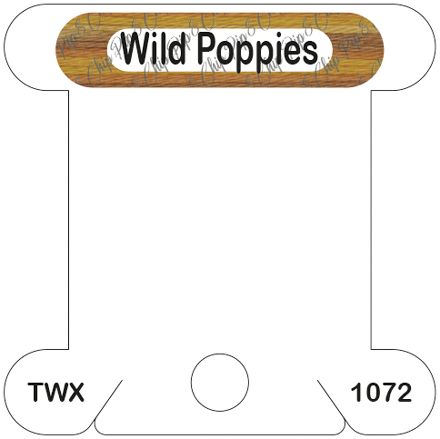 ThreadworX Wild Poppies acrylic bobbin