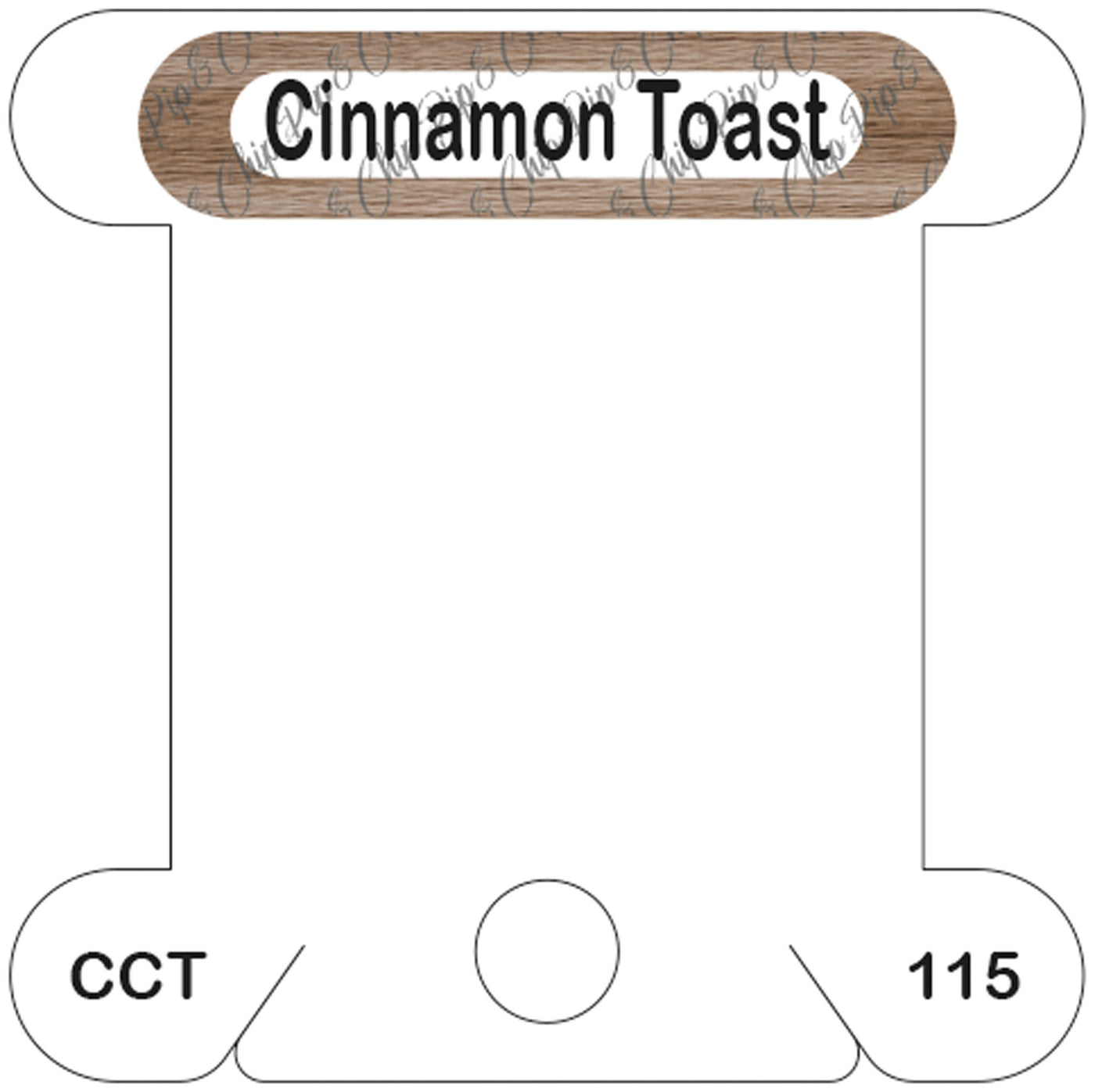 Classic Colorworks Cinnamon Toast acrylic bobbin