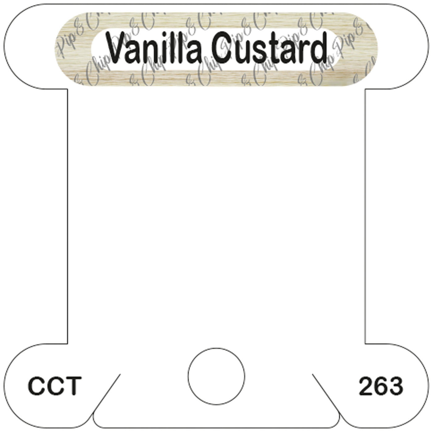Classic Colorworks Vanilla Custard acrylic bobbin