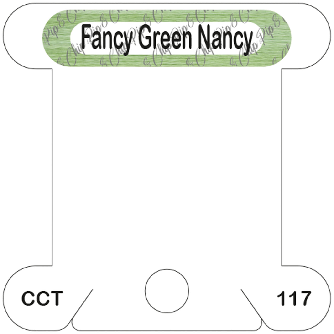 Classic Colorworks Fancy Green Nancy acrylic bobbin