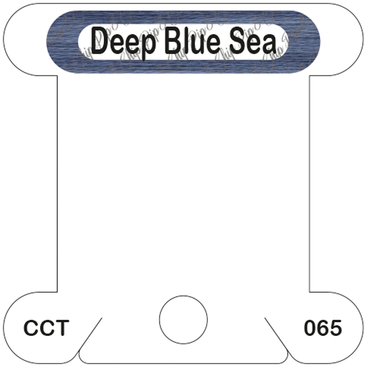 Classic Colorworks Deep Blue Sea acrylic bobbin