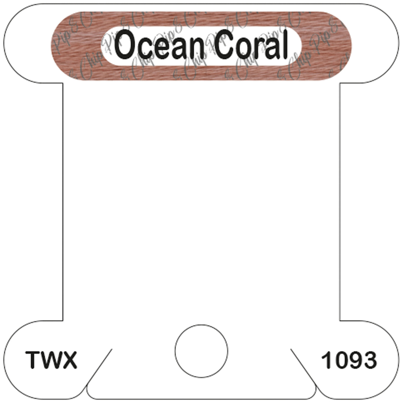 ThreadworX Ocean Coral acrylic bobbin