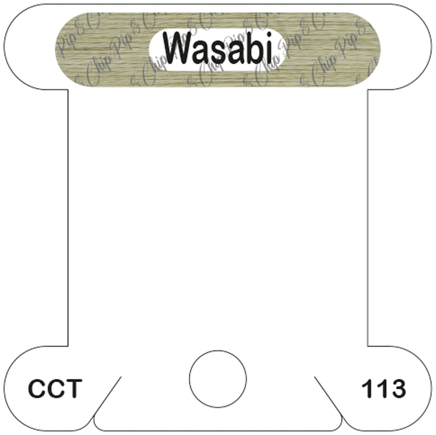 Classic Colorworks Wasabi acrylic bobbin