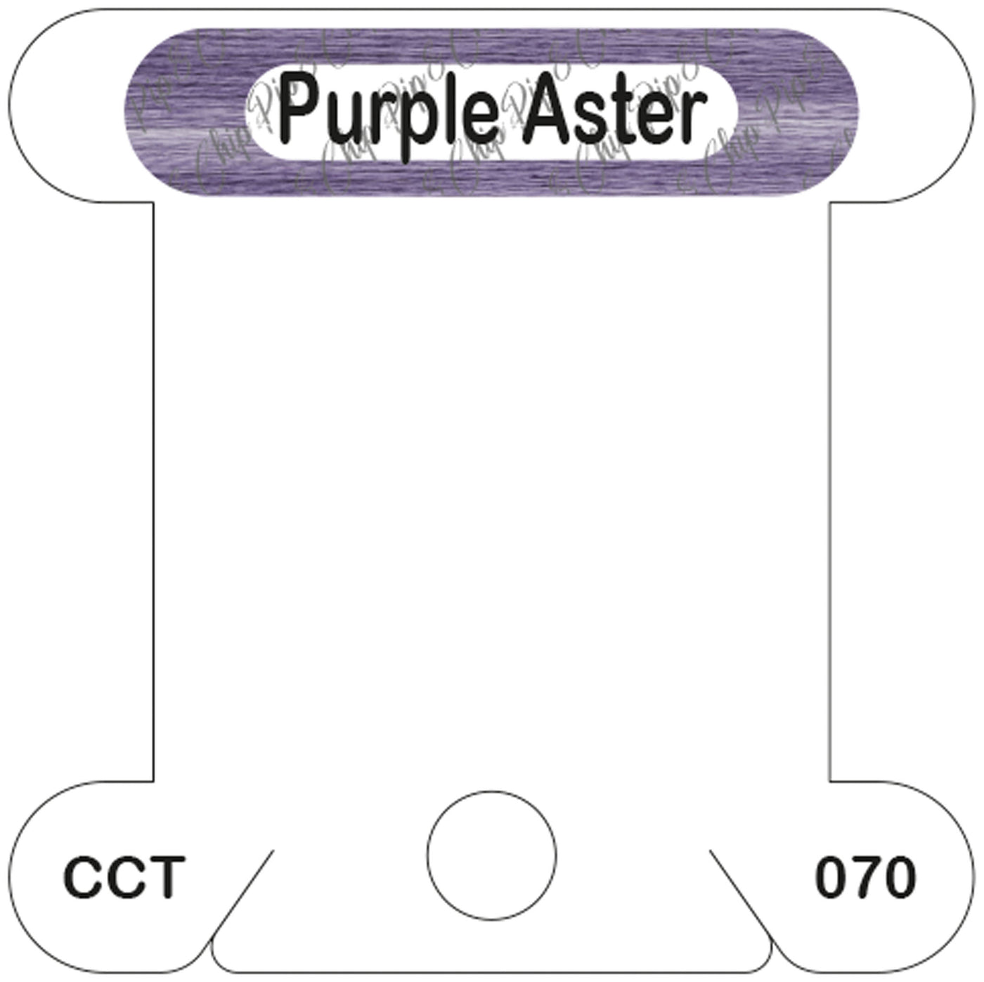 Classic Colorworks Purple Aster acrylic bobbin