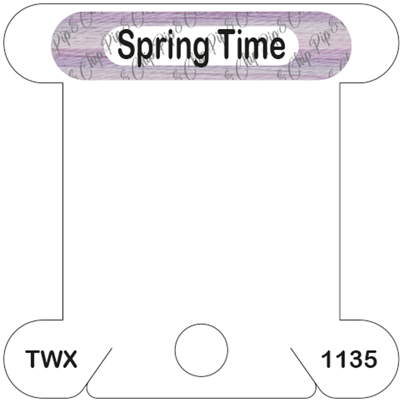 ThreadworX Spring Time acrylic bobbin