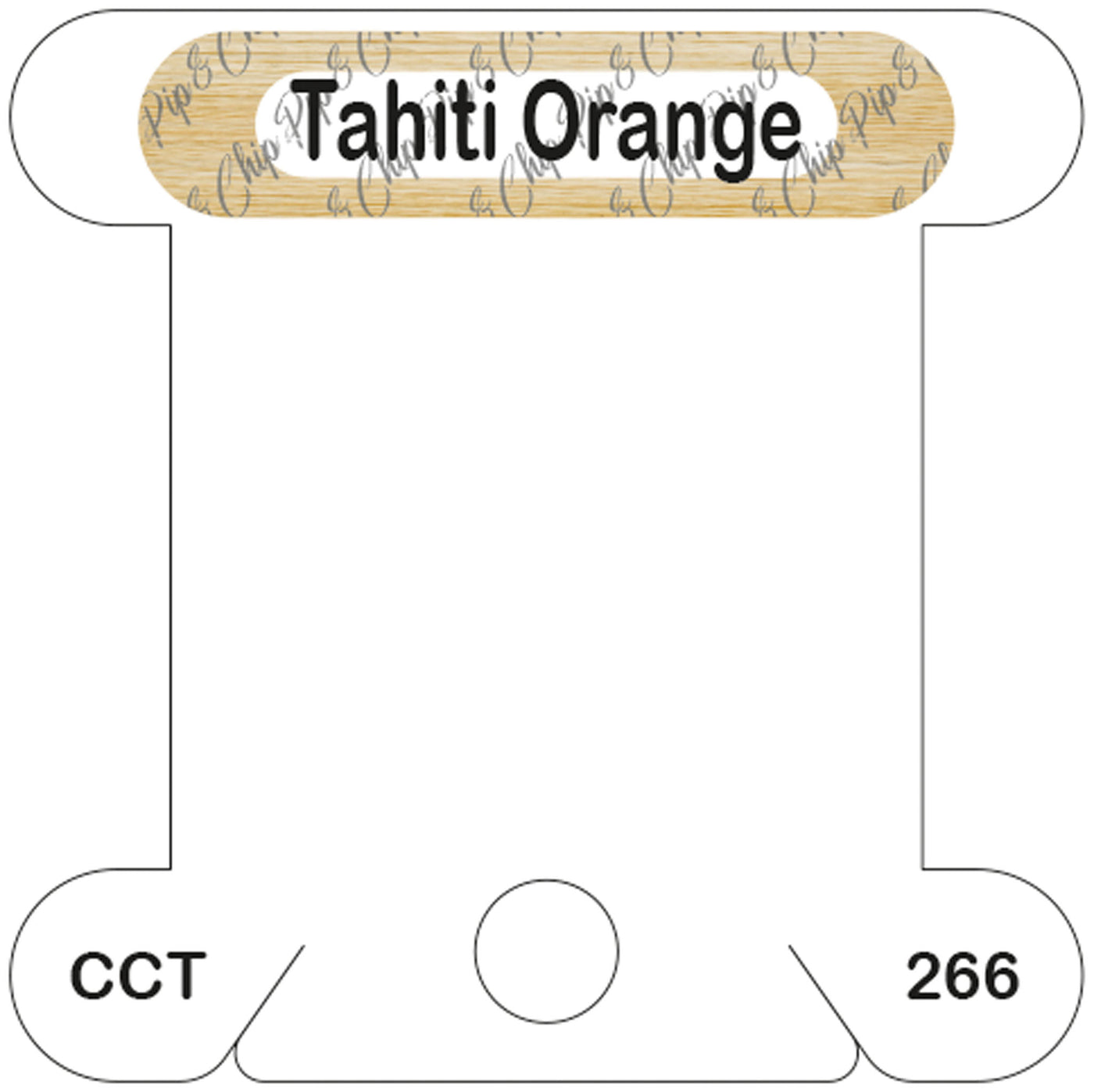 Classic Colorworks Tahiti Orange acrylic bobbin