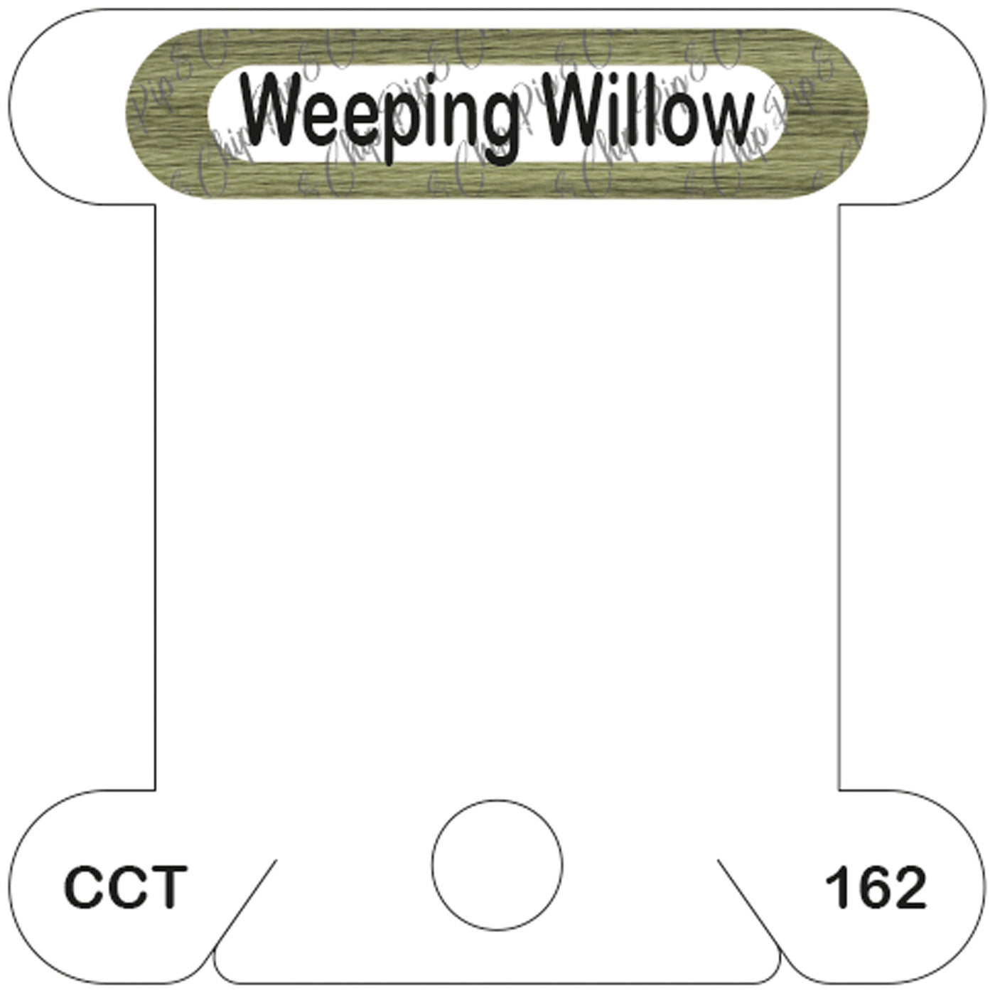 Classic Colorworks Weeping Willow acrylic bobbin