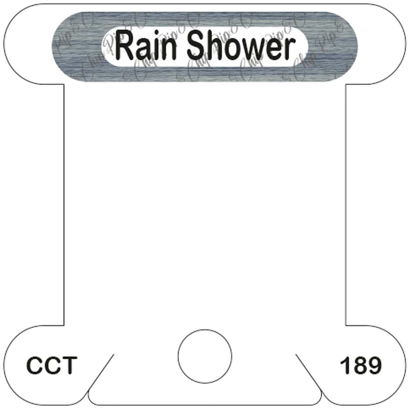 Classic Colorworks Rain Shower acrylic bobbin