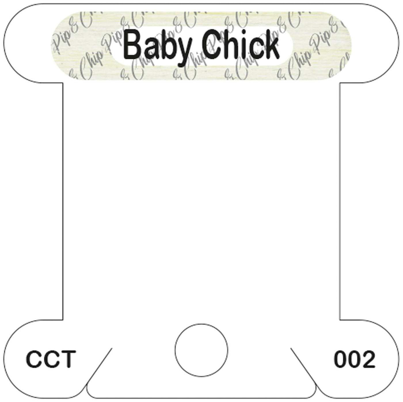 Classic Colorworks Baby Chick acrylic bobbin