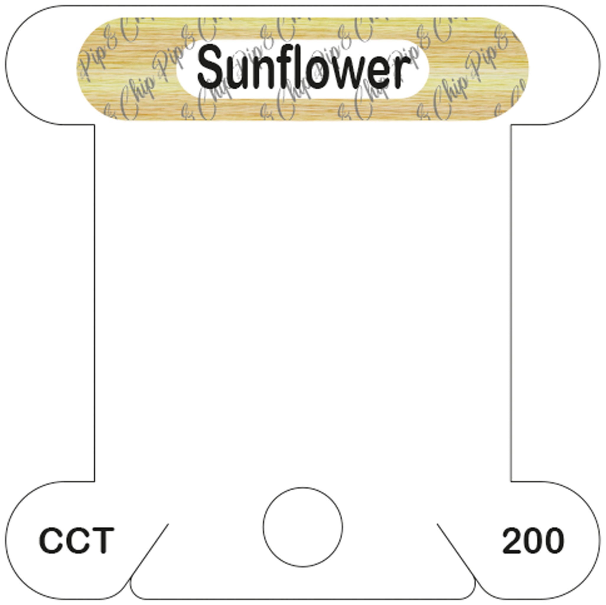 Classic Colorworks Sunflower acrylic bobbin – Pip and Chip