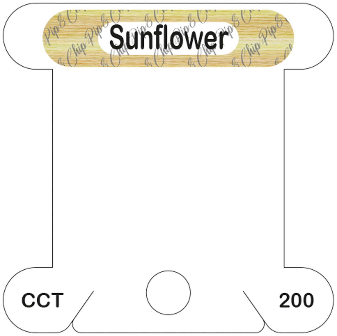 Classic Colorworks Sunflower acrylic bobbin