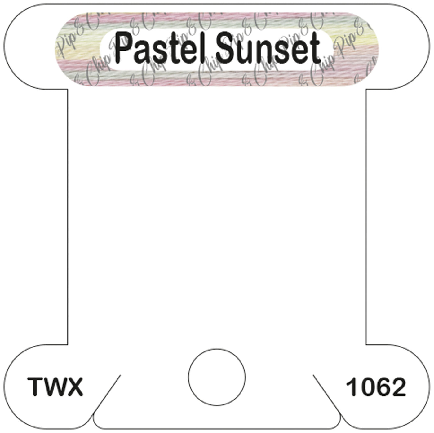 ThreadworX Pastel Sunset acrylic bobbin