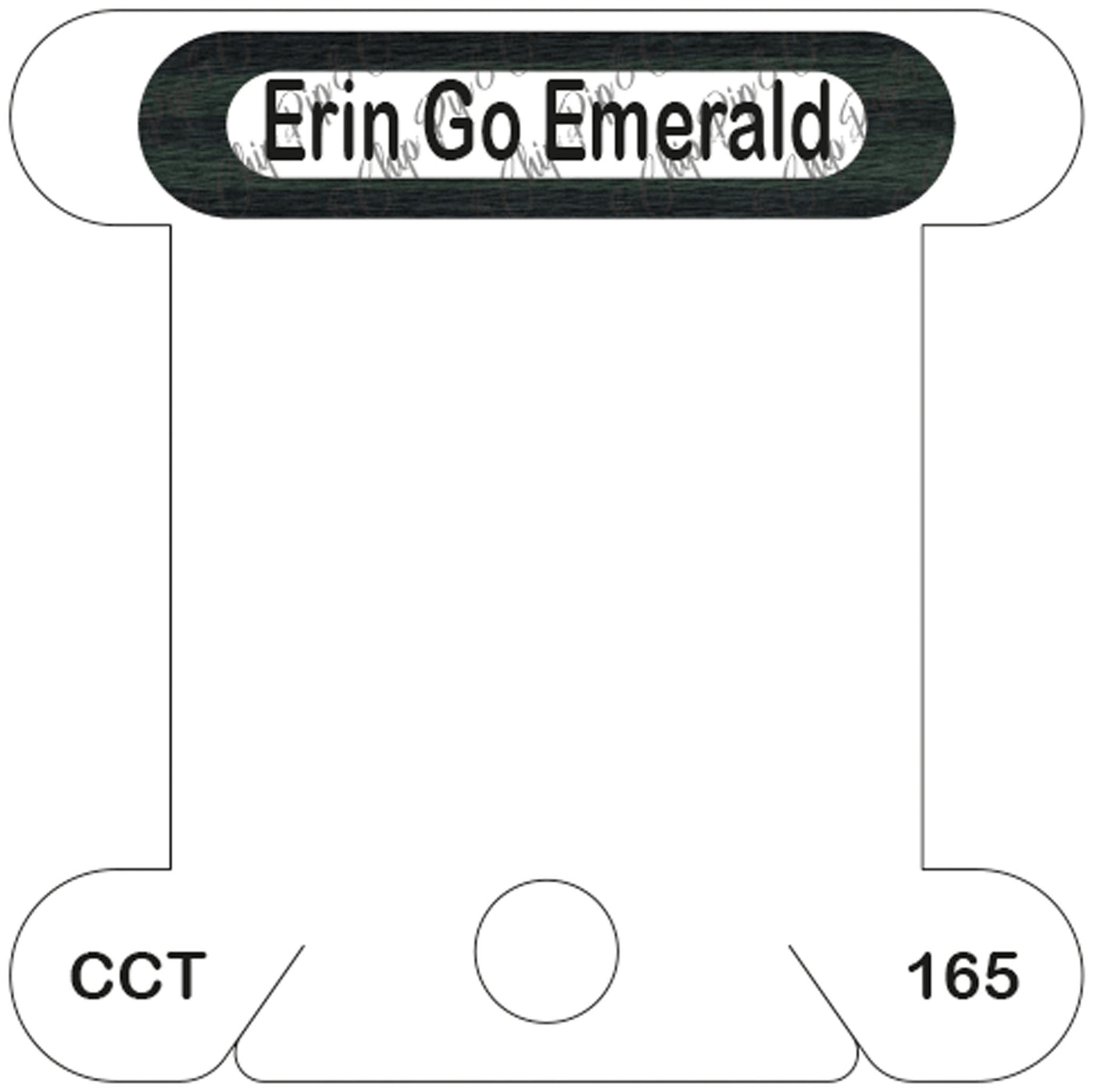 Classic Colorworks Erin Go Emerald acrylic bobbin