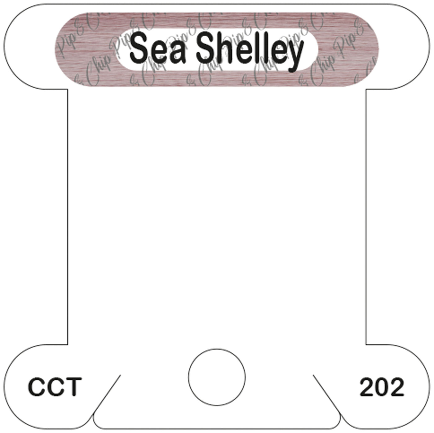 Classic Colorworks Sea Shelley acrylic bobbin