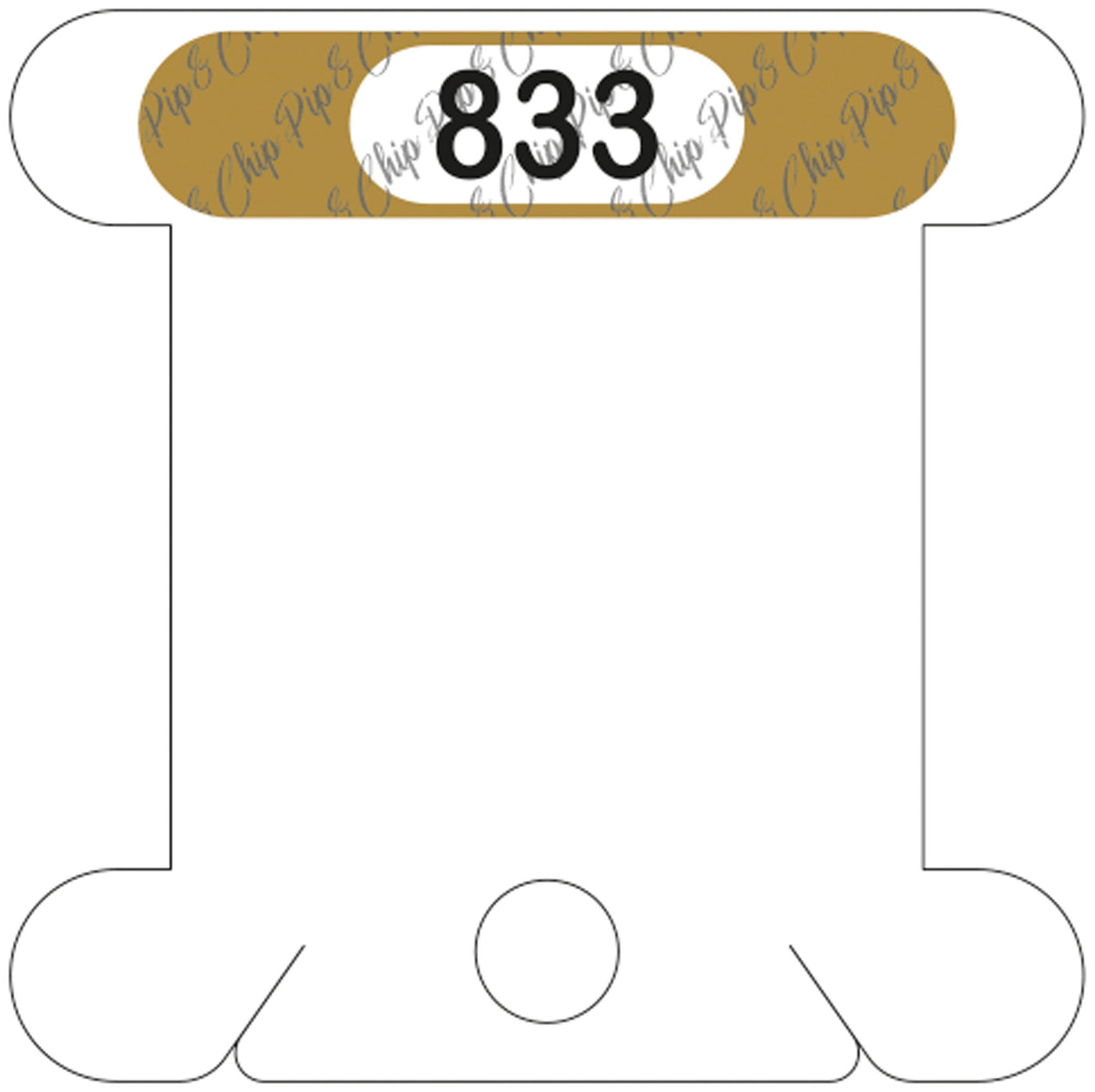 DMC 833 acrylic bobbin