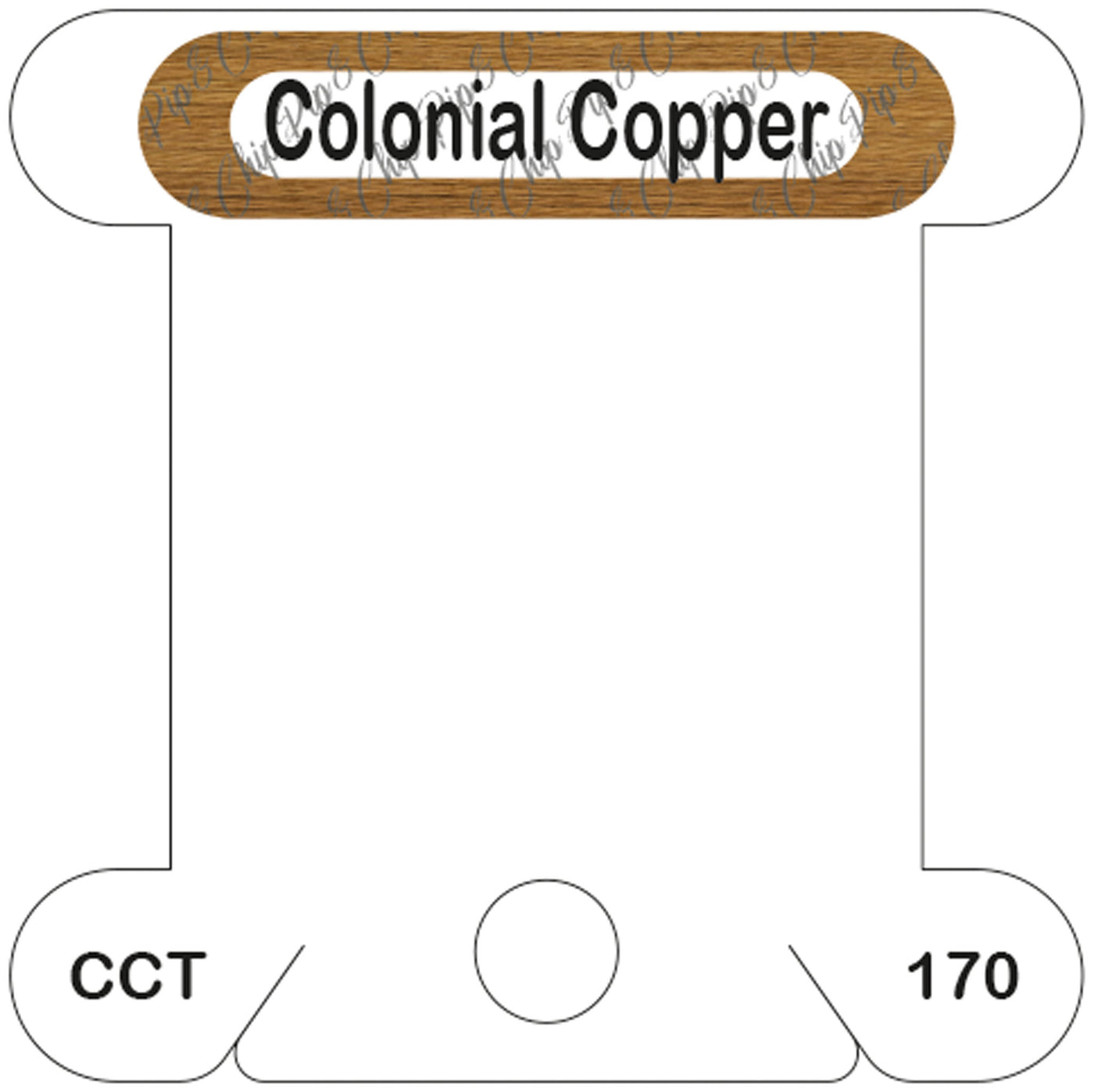 Classic Colorworks Colonial Copper acrylic bobbin