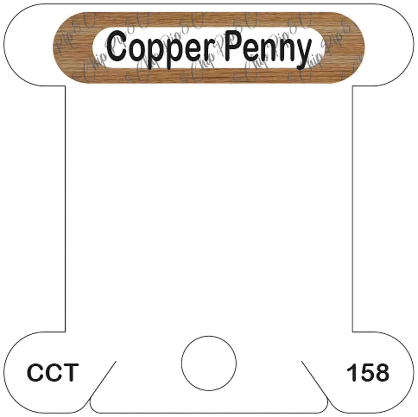 Classic Colorworks Copper Penny acrylic bobbin