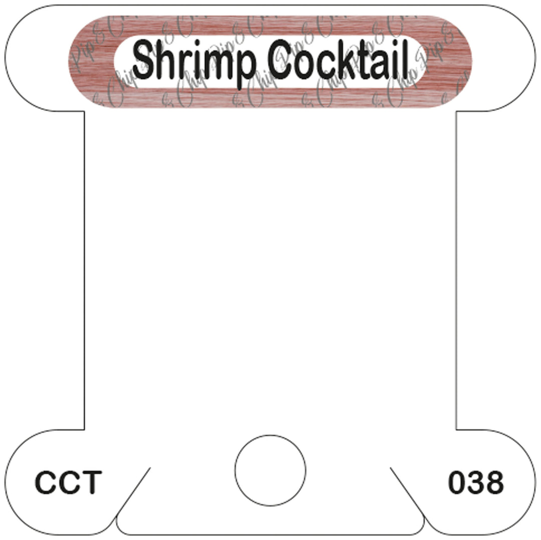 Classic Colorworks Shrimp Cocktail acrylic bobbin